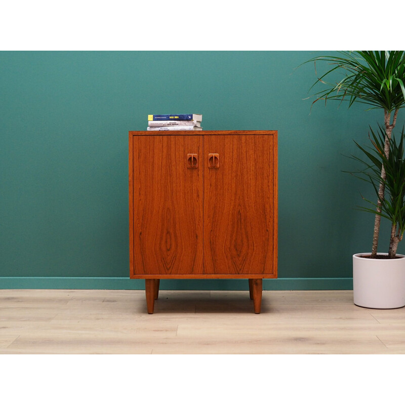 Vintage small cabinet in teak, Denmark, 1960-70s