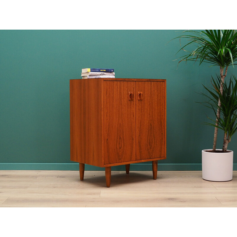 Vintage small cabinet in teak, Denmark, 1960-70s