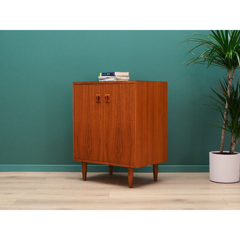 Vintage small cabinet in teak, Denmark, 1960-70s