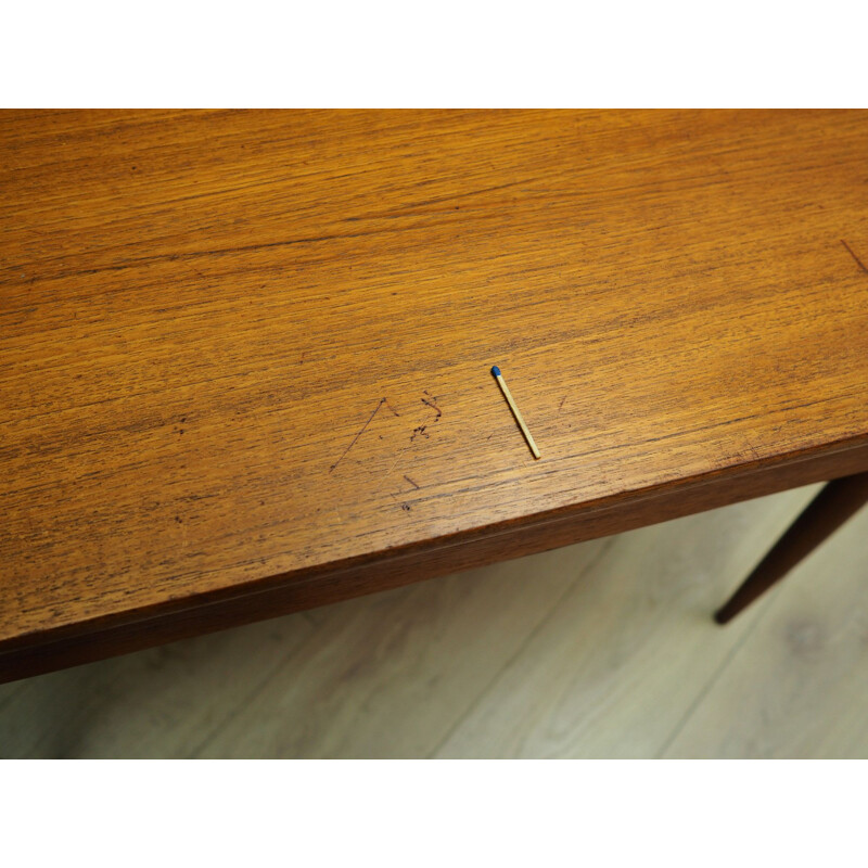 Vintage teak dressing table with mirror, 1960s