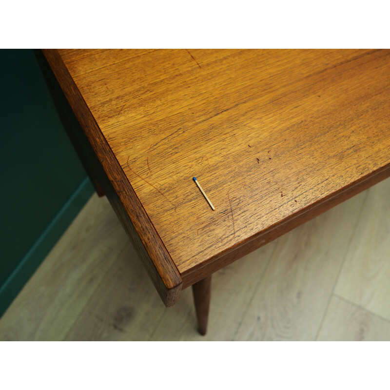 Vintage teak dressing table with mirror, 1960s