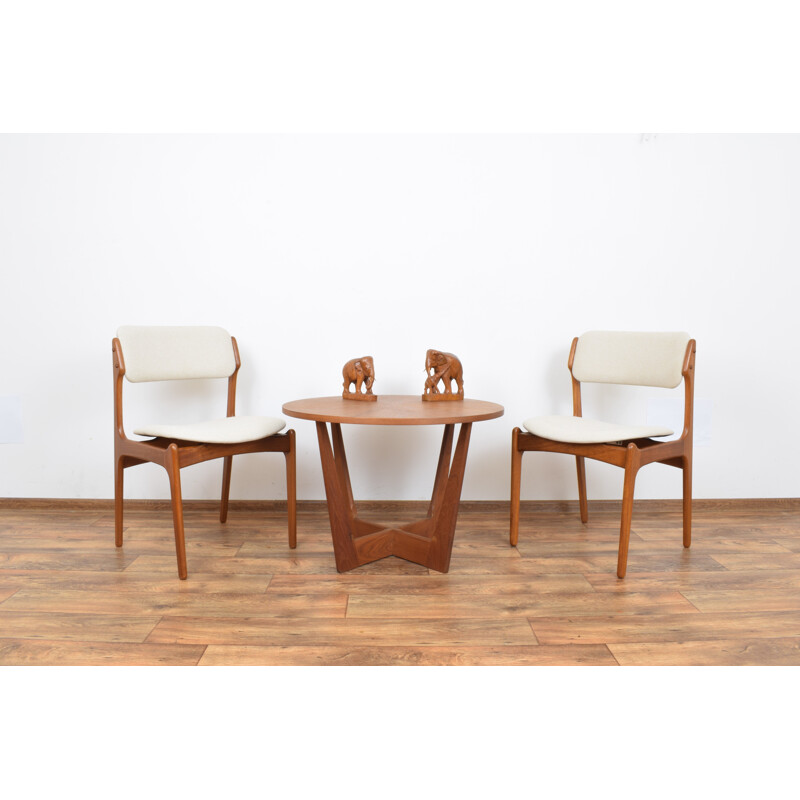 Set of 4 vintage teak Dining Chairs by Erik Buch for O.D. Møbler, 1960s