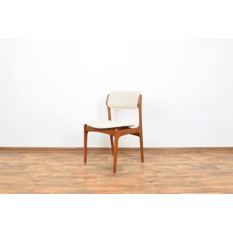 Set of 4 vintage teak Dining Chairs by Erik Buch for O.D. Møbler, 1960s