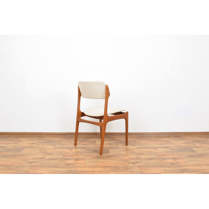 Set of 4 vintage teak Dining Chairs by Erik Buch for O.D. Møbler, 1960s