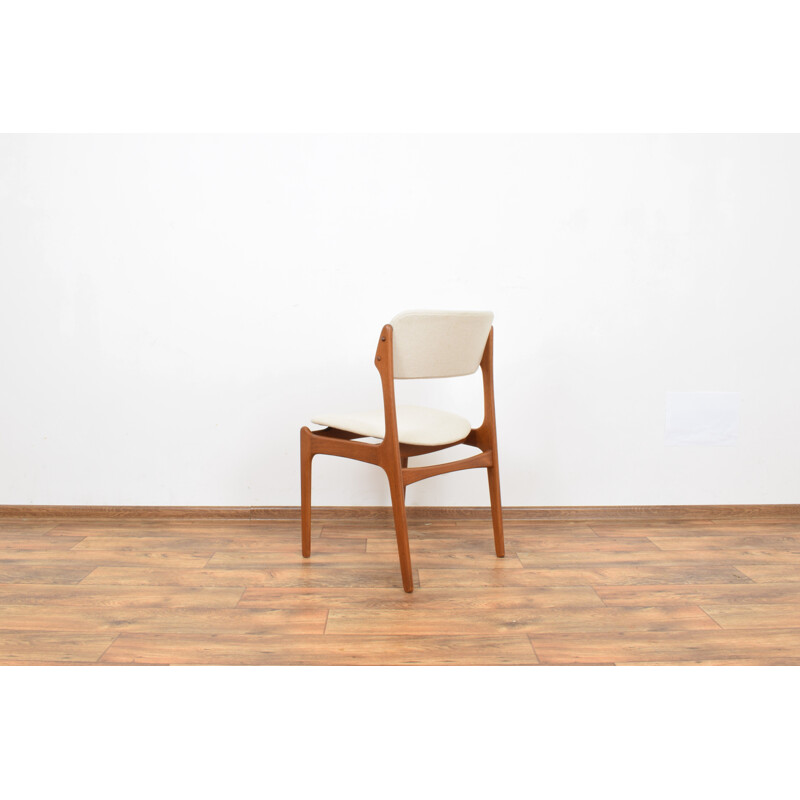 Set of 4 vintage teak Dining Chairs by Erik Buch for O.D. Møbler, 1960s