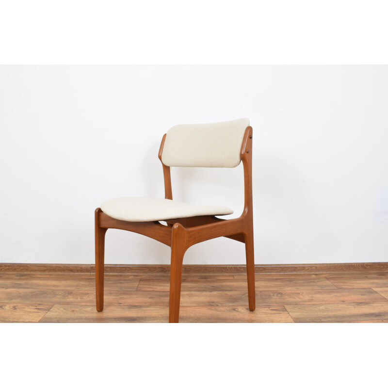 Set of 4 vintage teak Dining Chairs by Erik Buch for O.D. Møbler, 1960s