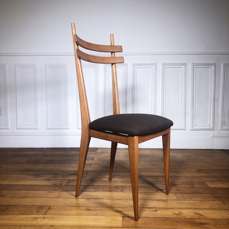 Suite de 4 chaises scandinaves vintage, 1960