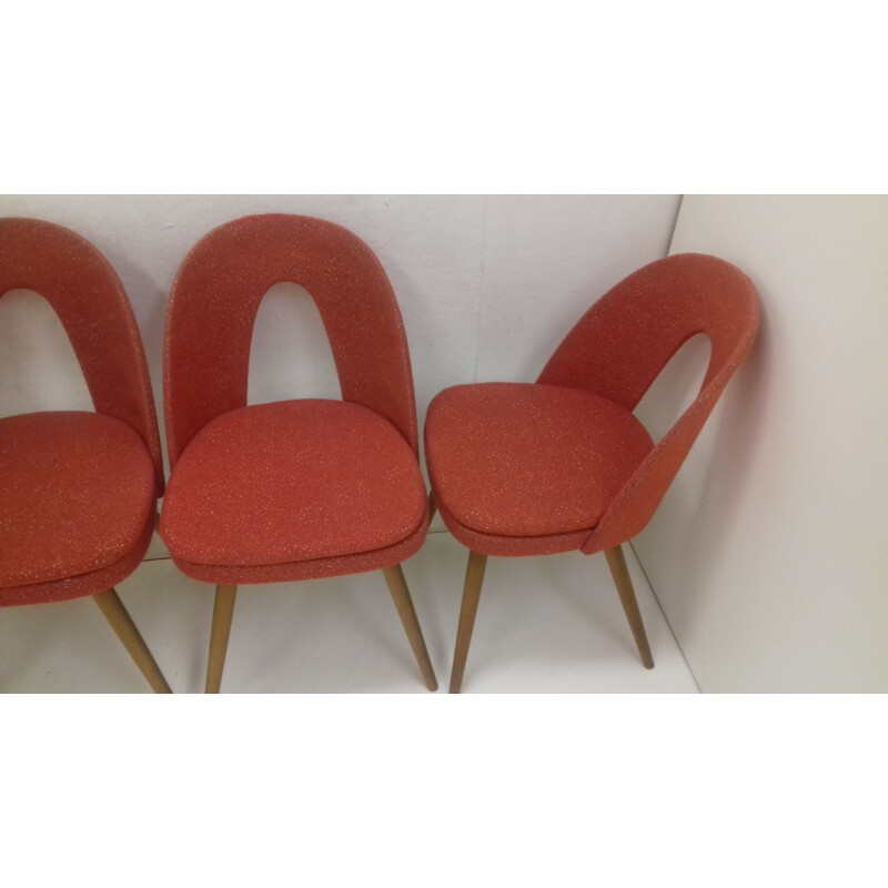 Set of 4 dining chairs by Antonín Šuman, 1960s