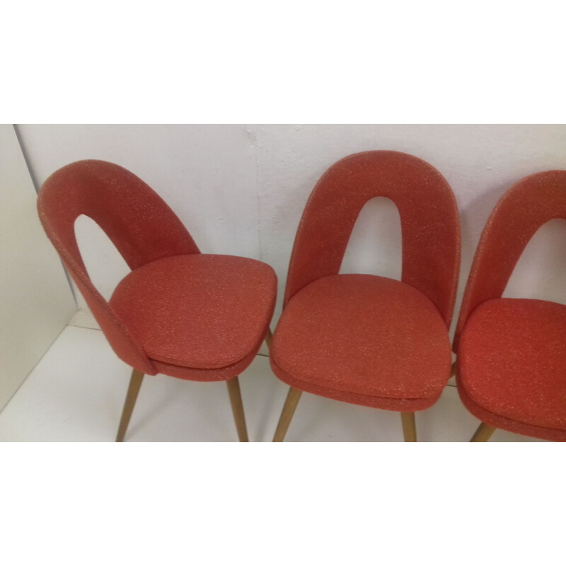 Set of 4 dining chairs by Antonín Šuman, 1960s