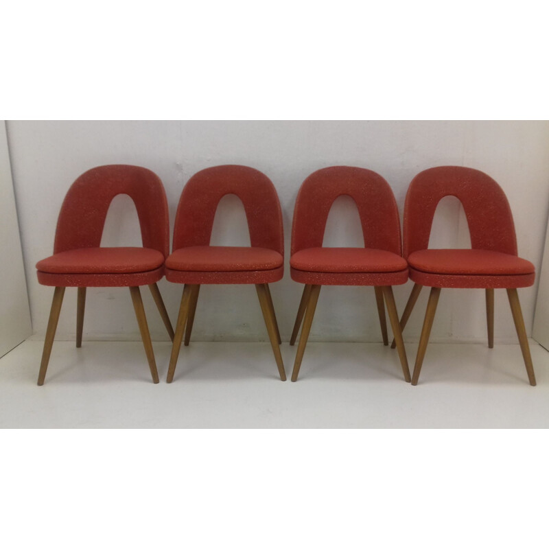 Set of 4 dining chairs by Antonín Šuman, 1960s