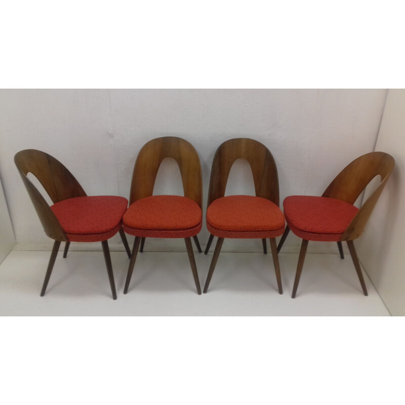 Set of 4 dining chairs by Antonín Šuman, 1960s