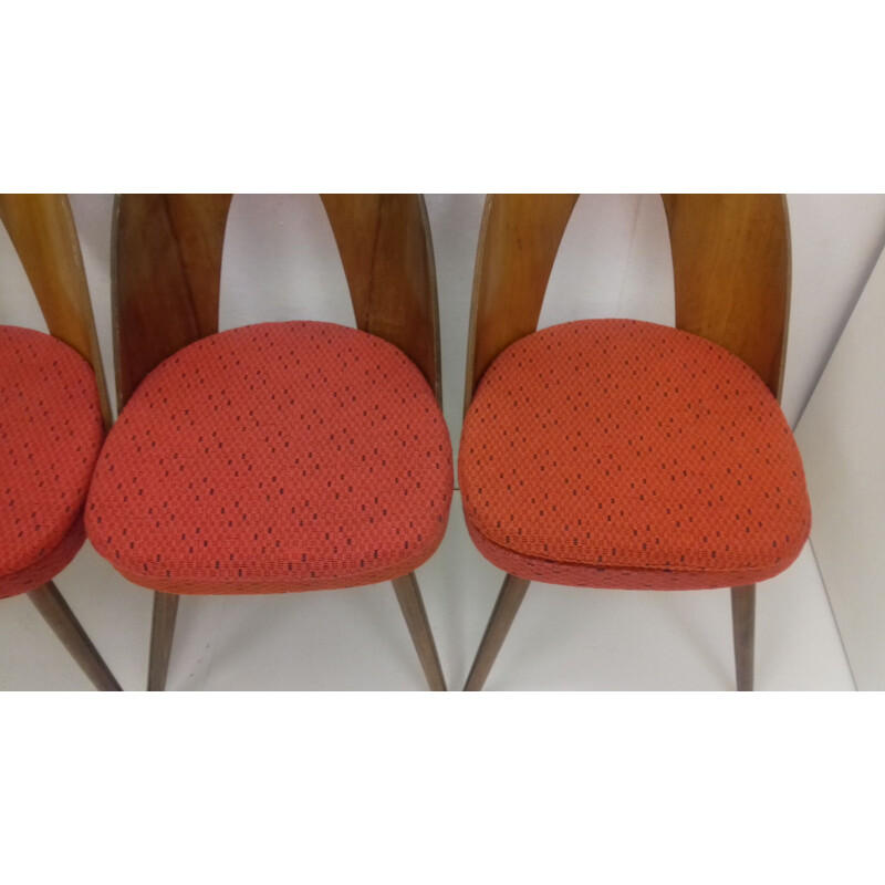 Set of 4 dining chairs by Antonín Šuman, 1960s