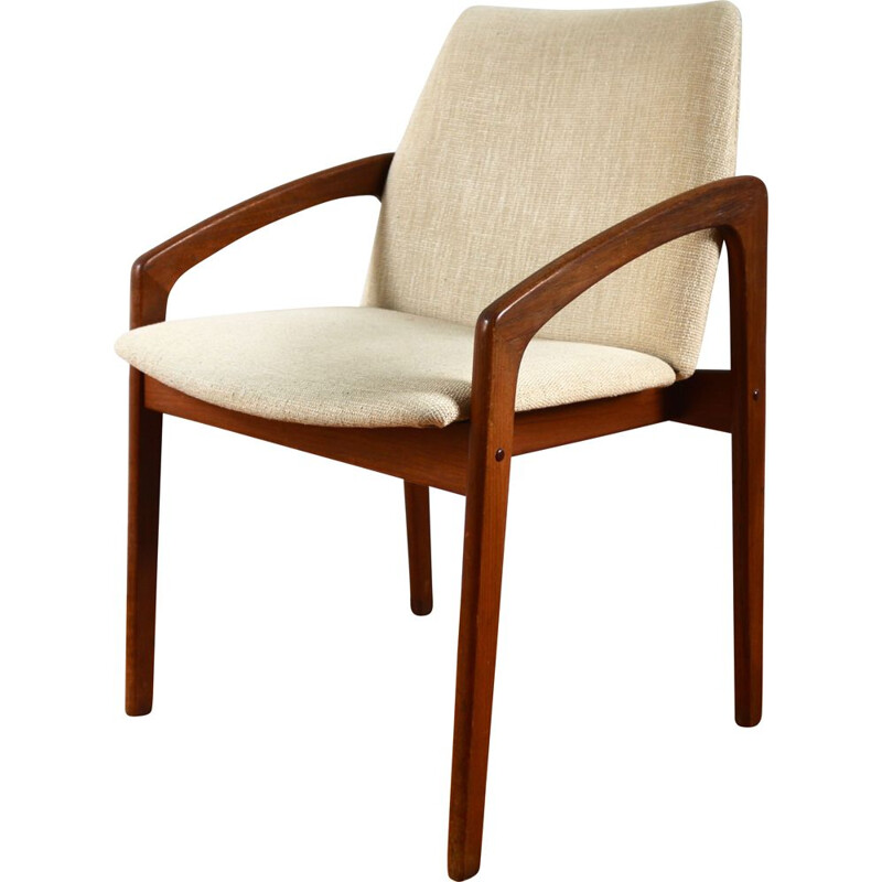 Vintage Scandinavian teak armchair by Henning Kjaernulf, 1960