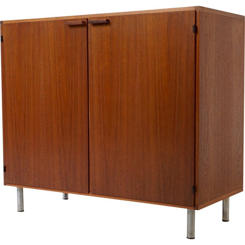 Pastoe small cabinet in teak with two doors, Cees BRAAKMAN - 1960s