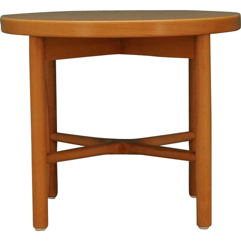 Table basse vintage en bois de hêtre de Farstrup, 1960-1970