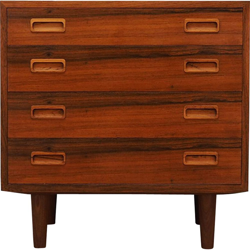 Vintage rosewood Chest Of Drawers by Hundevad, 1960-70s
