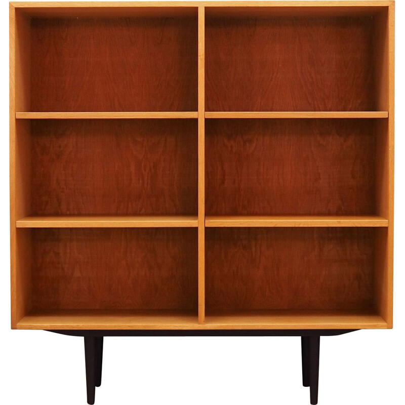 Vintage bookcase in ash by SKM Workshop, 1960-70s