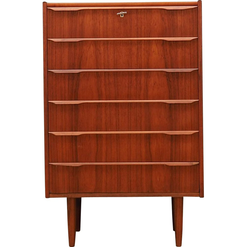 Vintage teak Chest Of Drawers, Denmark, 1960-70s