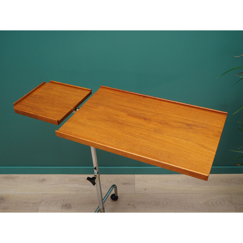 Vintage ajustable drawing table in teak 1960