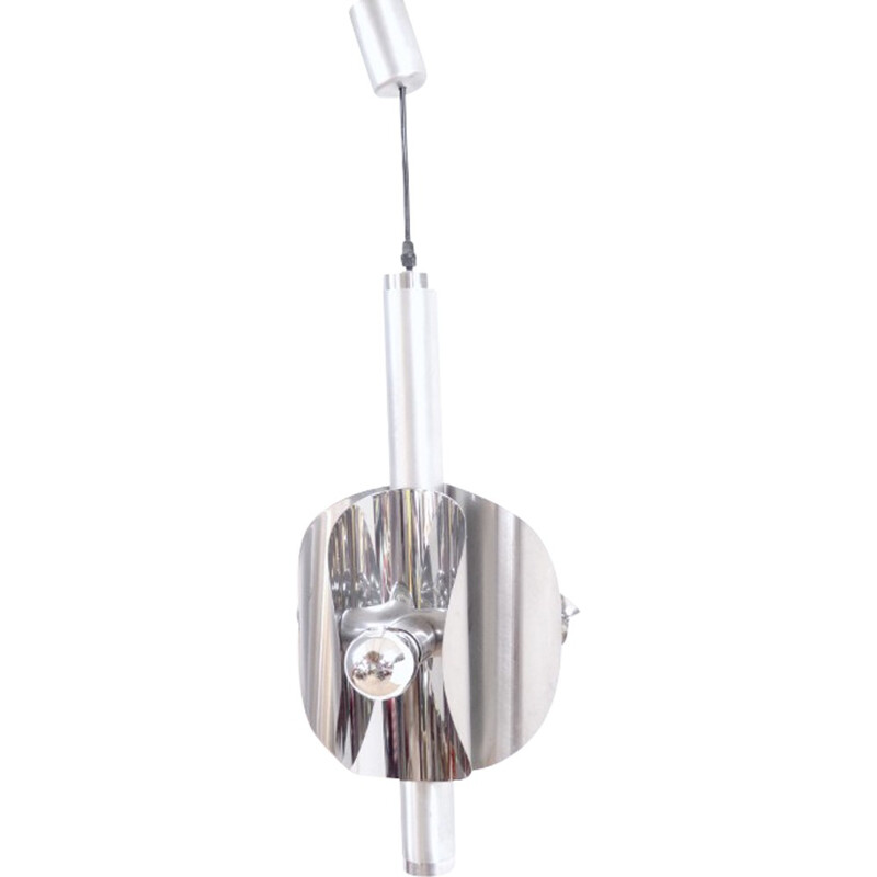 Suspension vintage en inox  - 1970