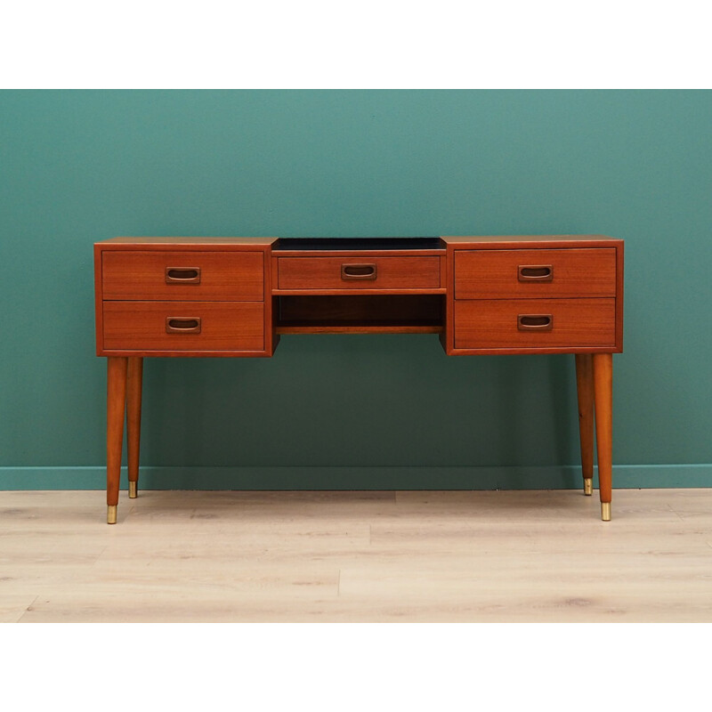 Danish teak vintage dressing table, 1970