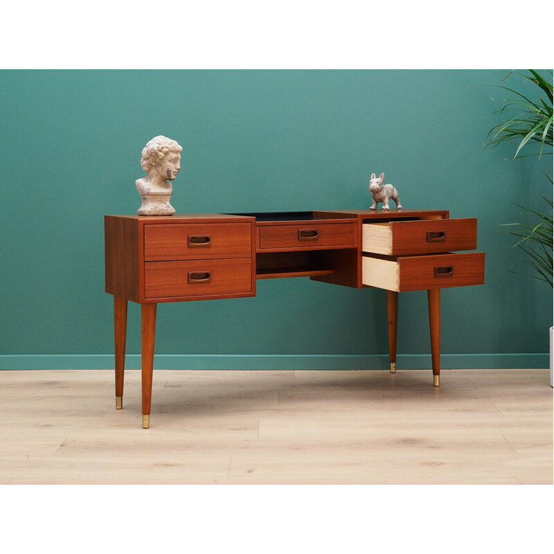 Danish teak vintage dressing table, 1970