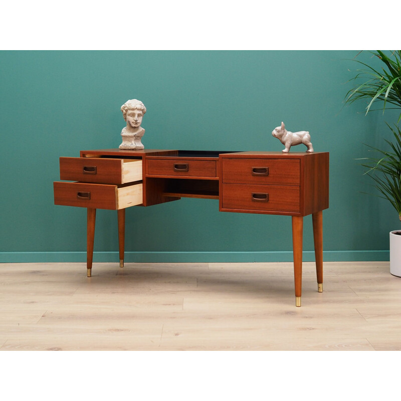 Danish teak vintage dressing table, 1970