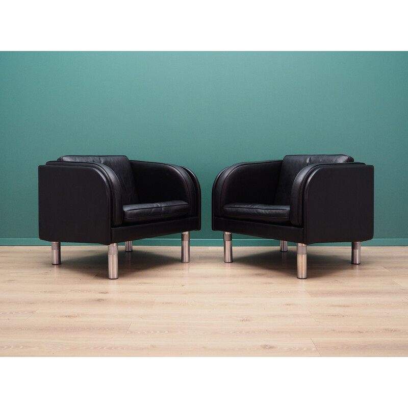 Pair of vintage armchairs by Erik Jørgensen, 1970