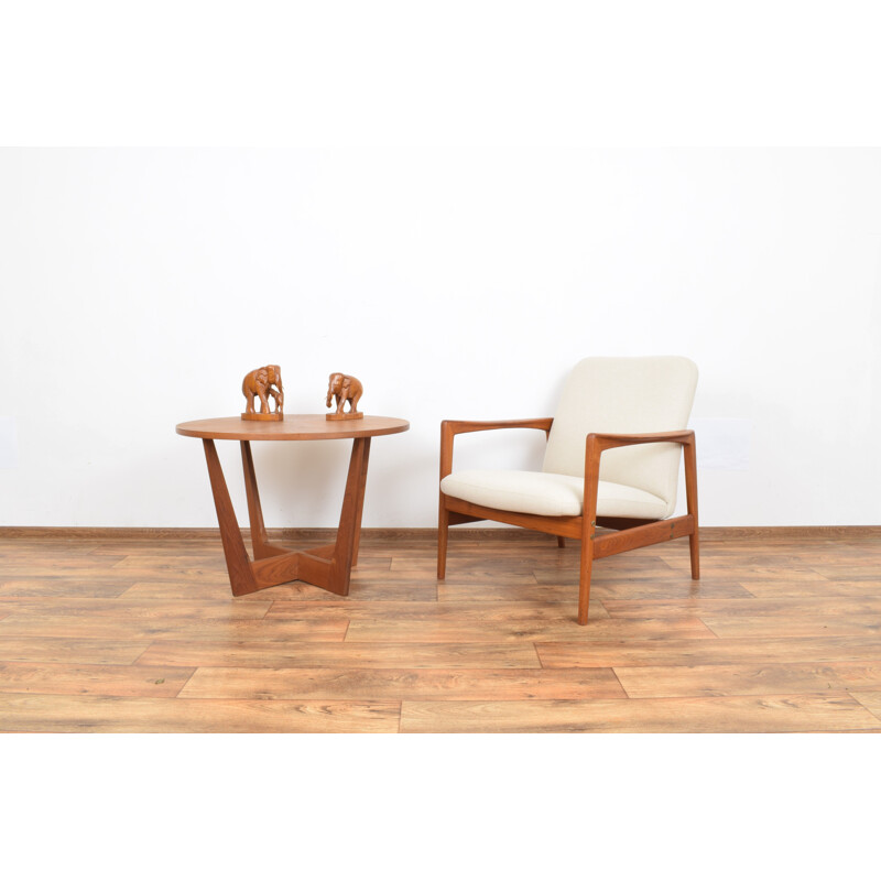 Vintage teak easy chair by Folke Ohlsson for Dux, 1960s