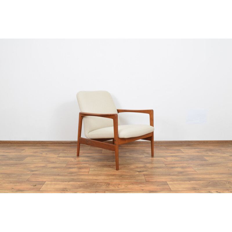 Vintage teak easy chair by Folke Ohlsson for Dux, 1960s