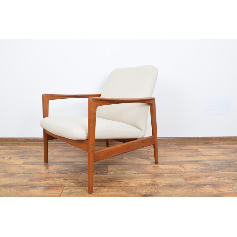 Vintage teak easy chair by Folke Ohlsson for Dux, 1960s