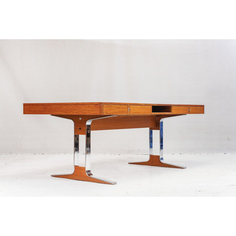 Vintage executive desk in rosewood by Kondor, 1969