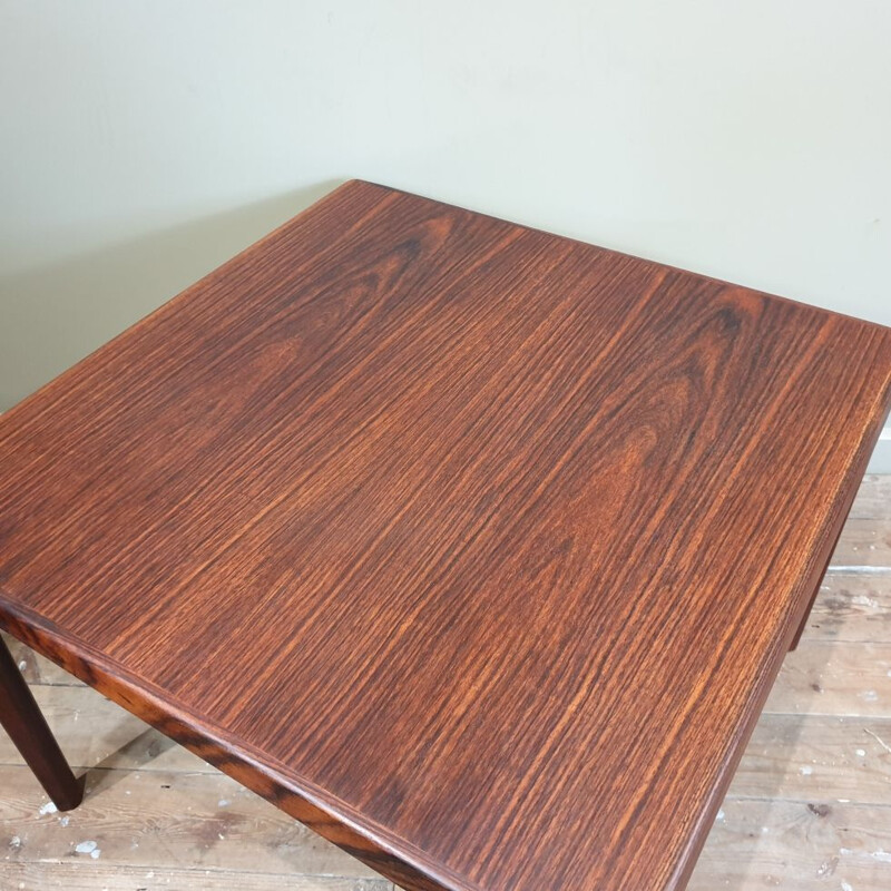 Vintage rosewood coffee table by Henning Kjærnulf for Vejle Mobelfabrik