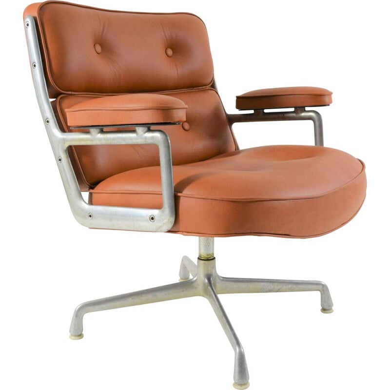 Fauteuil vintage Lobby Chair ES 105 par Charles & Ray Eames, 1960