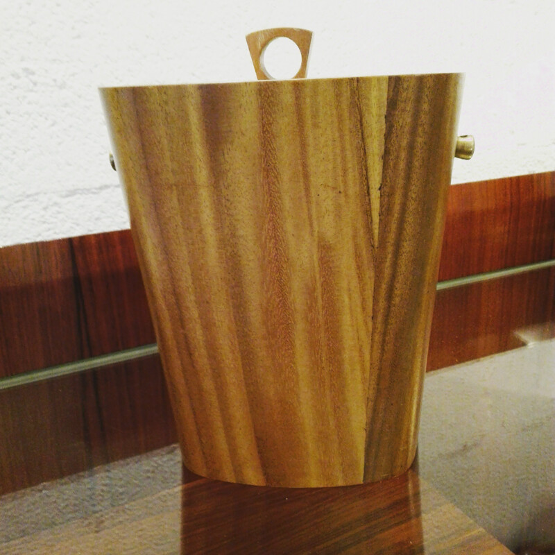 Scandinavian ice bucket in rosewood - 1960s