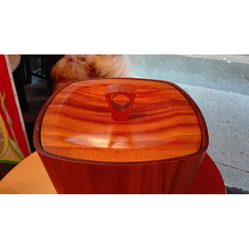 Scandinavian ice bucket in rosewood - 1960s