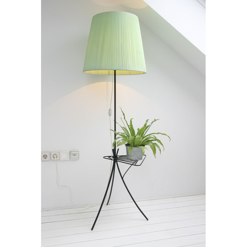 Vintage vloerlamp met standaard, 1950