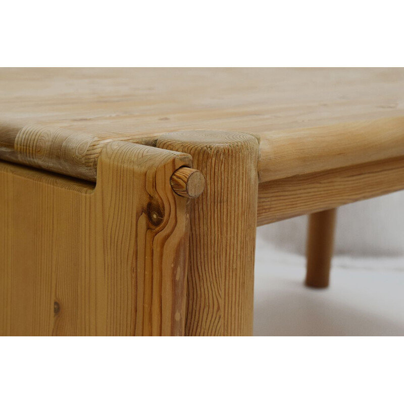 Extendable vintage pine table by Rainer Daumiller for Hirtshals Sawmill, 1970s