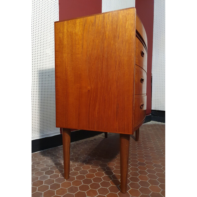 Vintage scandinavian dressing table with 3 drawers, 1960