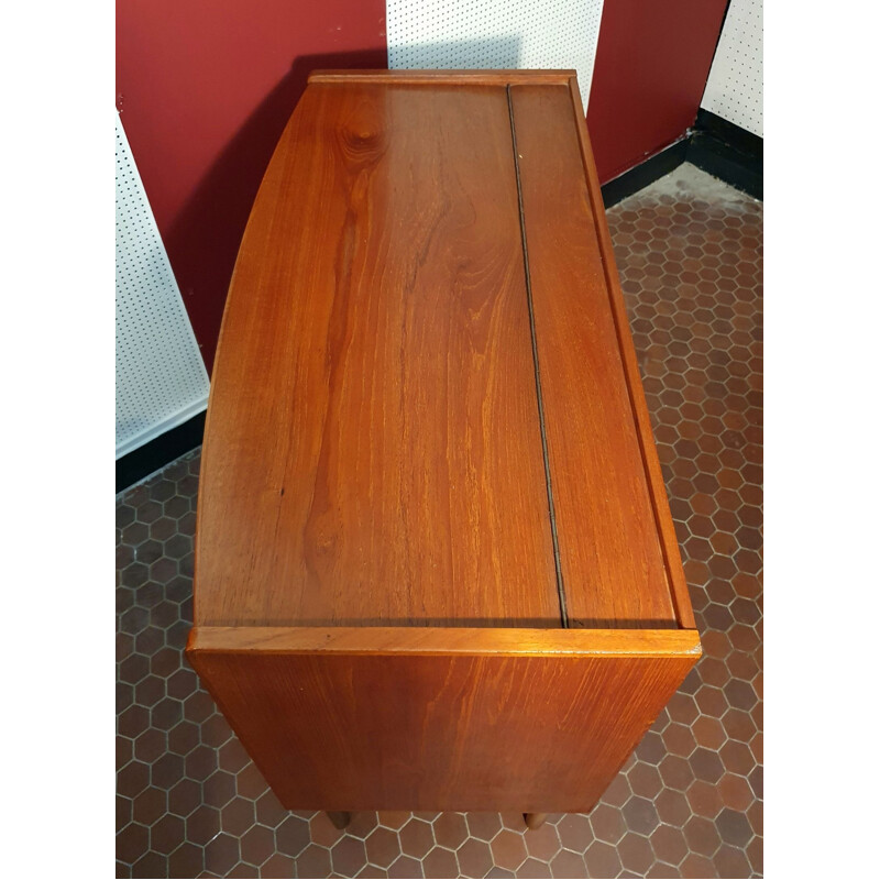 Vintage scandinavian dressing table with 3 drawers, 1960