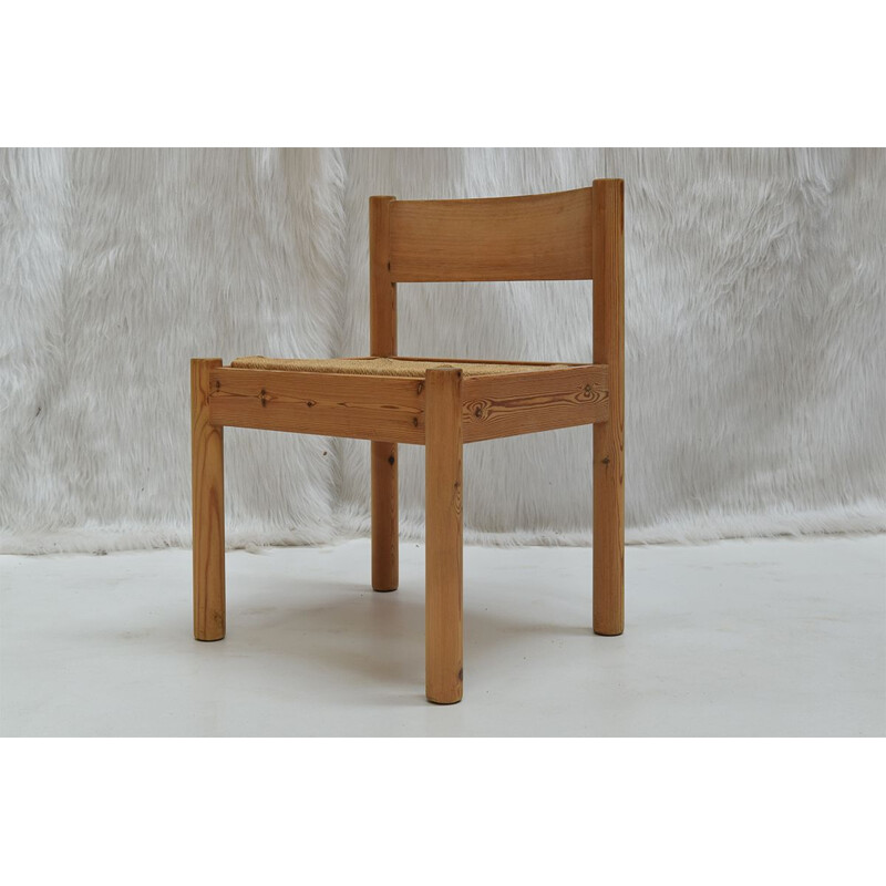 Set of 4 danish vintage dining chairs by Rainer Daumiller for Hirtshals Sawmill, 1970s