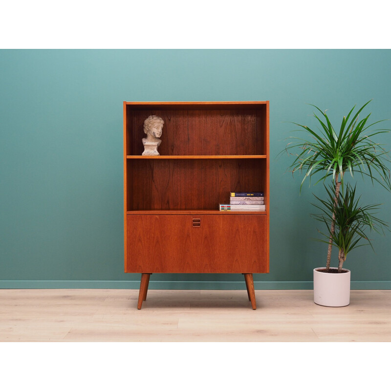 Teak danish vintage bookcase, 1970