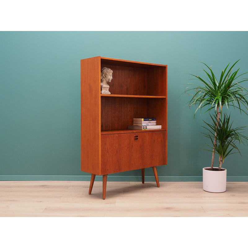 Teak danish vintage bookcase, 1970