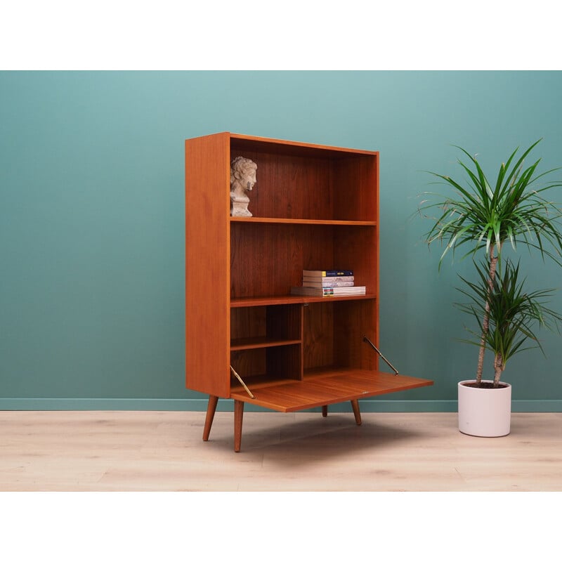 Teak danish vintage bookcase, 1970