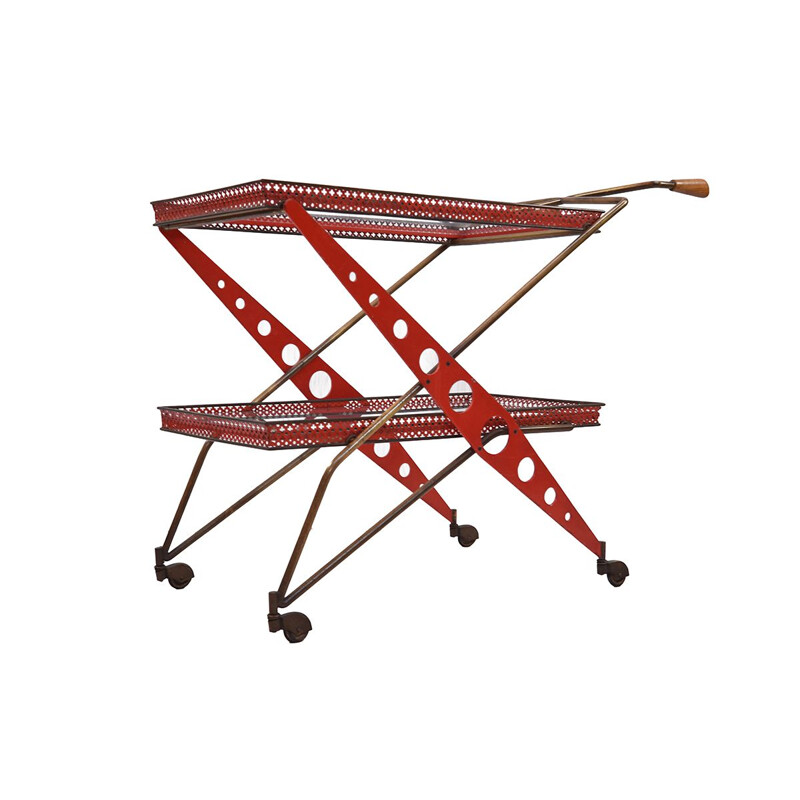 Vintage bar trolley, 1950s