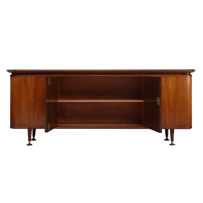 Walnut vintage sideboard by A. A. Patijn for Zijlstra Joure, 1950s