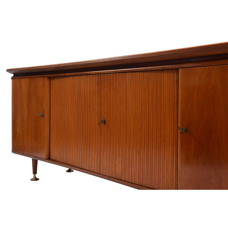 Walnut vintage sideboard by A. A. Patijn for Zijlstra Joure, 1950s