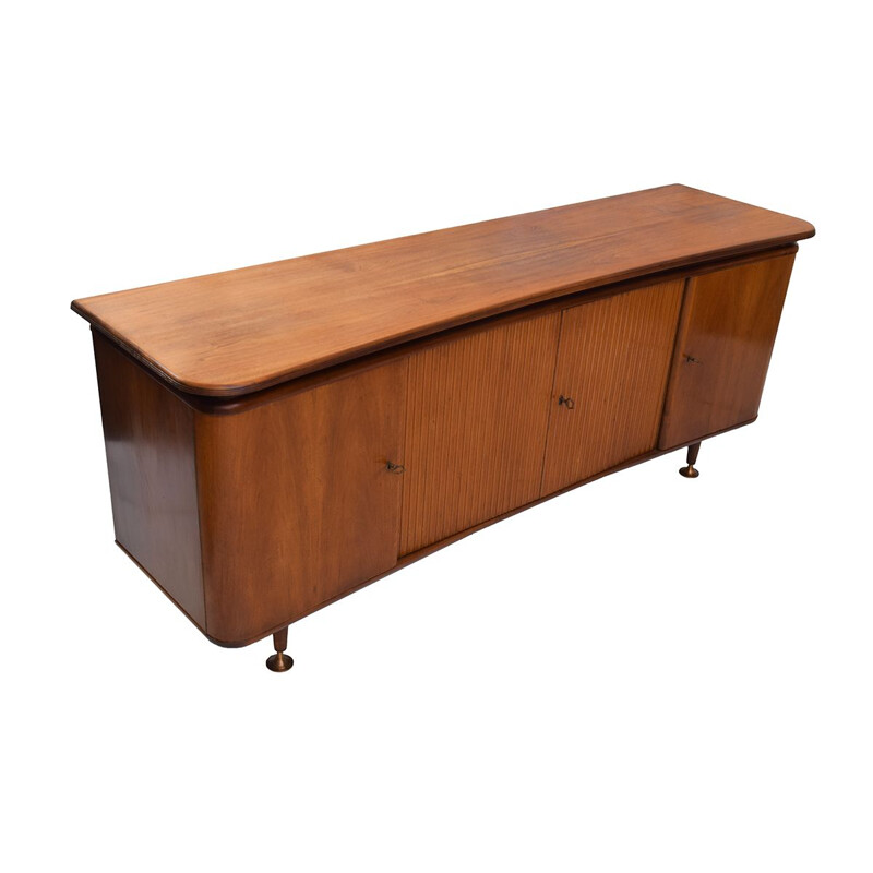 Walnut vintage sideboard by A. A. Patijn for Zijlstra Joure, 1950s