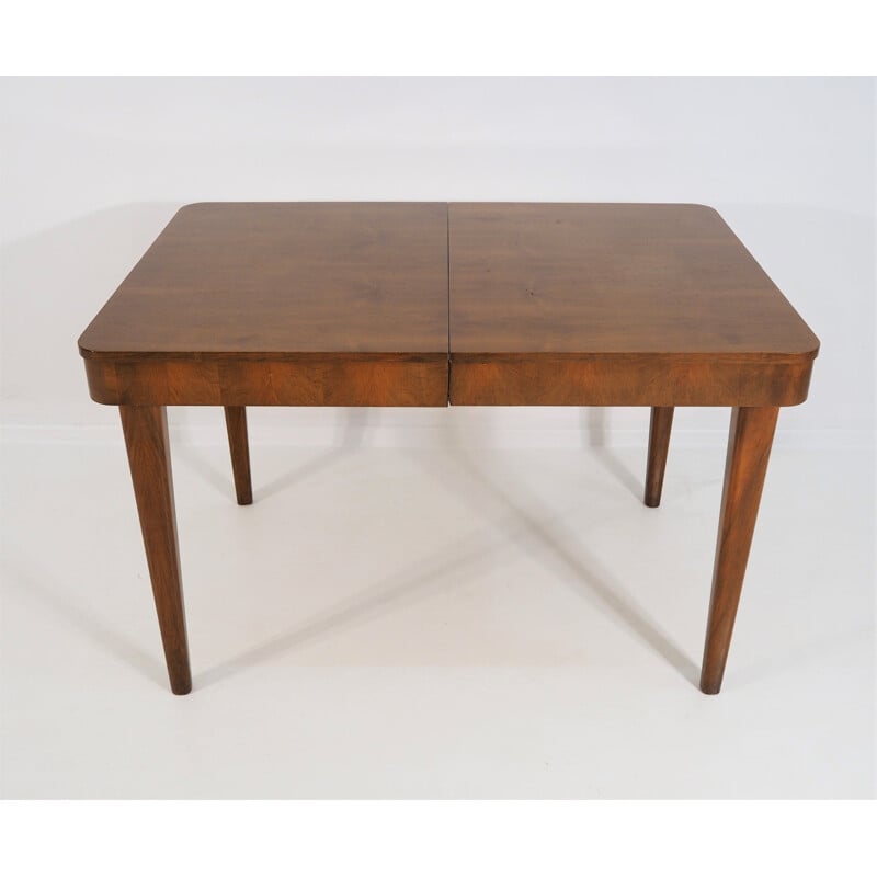 Czech Art Deco vintage dining table by Jindřich Halabala for UP Zavody, 1950s