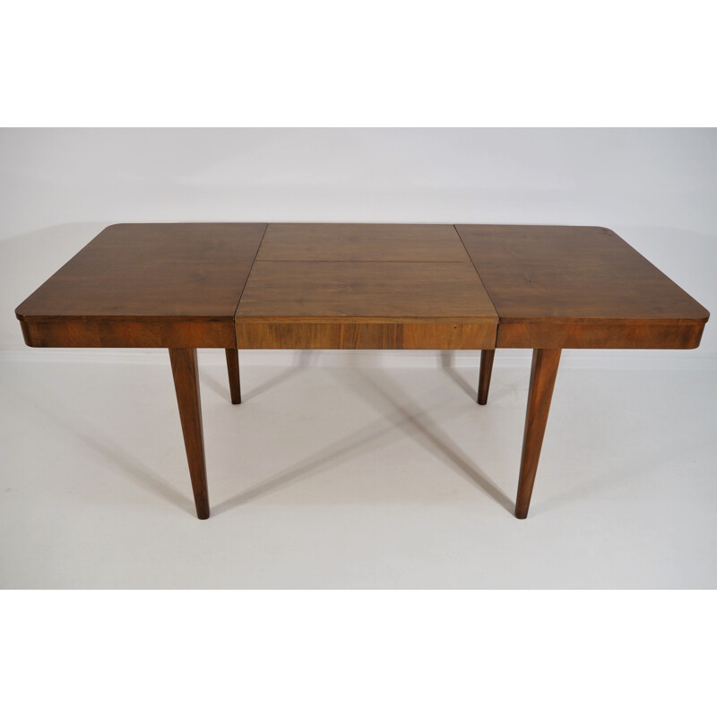 Czech Art Deco vintage dining table by Jindřich Halabala for UP Zavody, 1950s